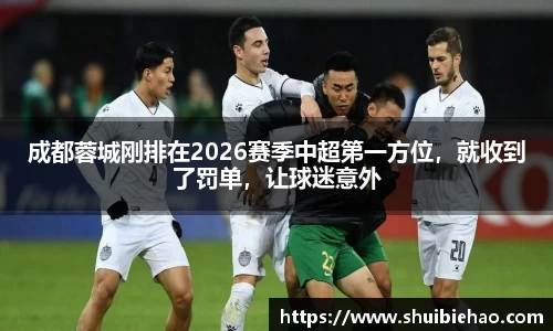成都蓉城刚排在2026赛季中超第一方位，就收到了罚单，让球迷意外